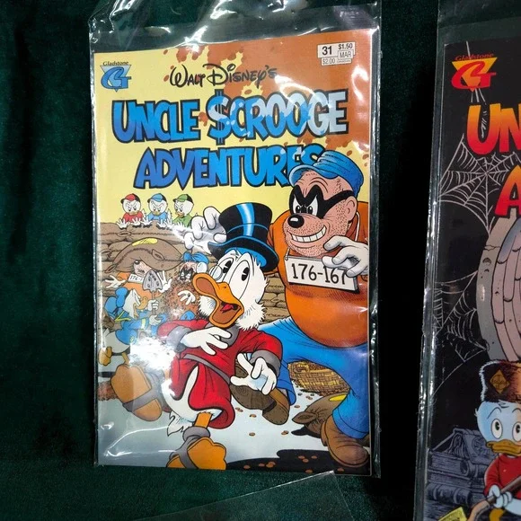 Gladstone Walt Disney's Uncle Scrooge Adventures Comic Book Lot of 5 - Picture 2 of 6